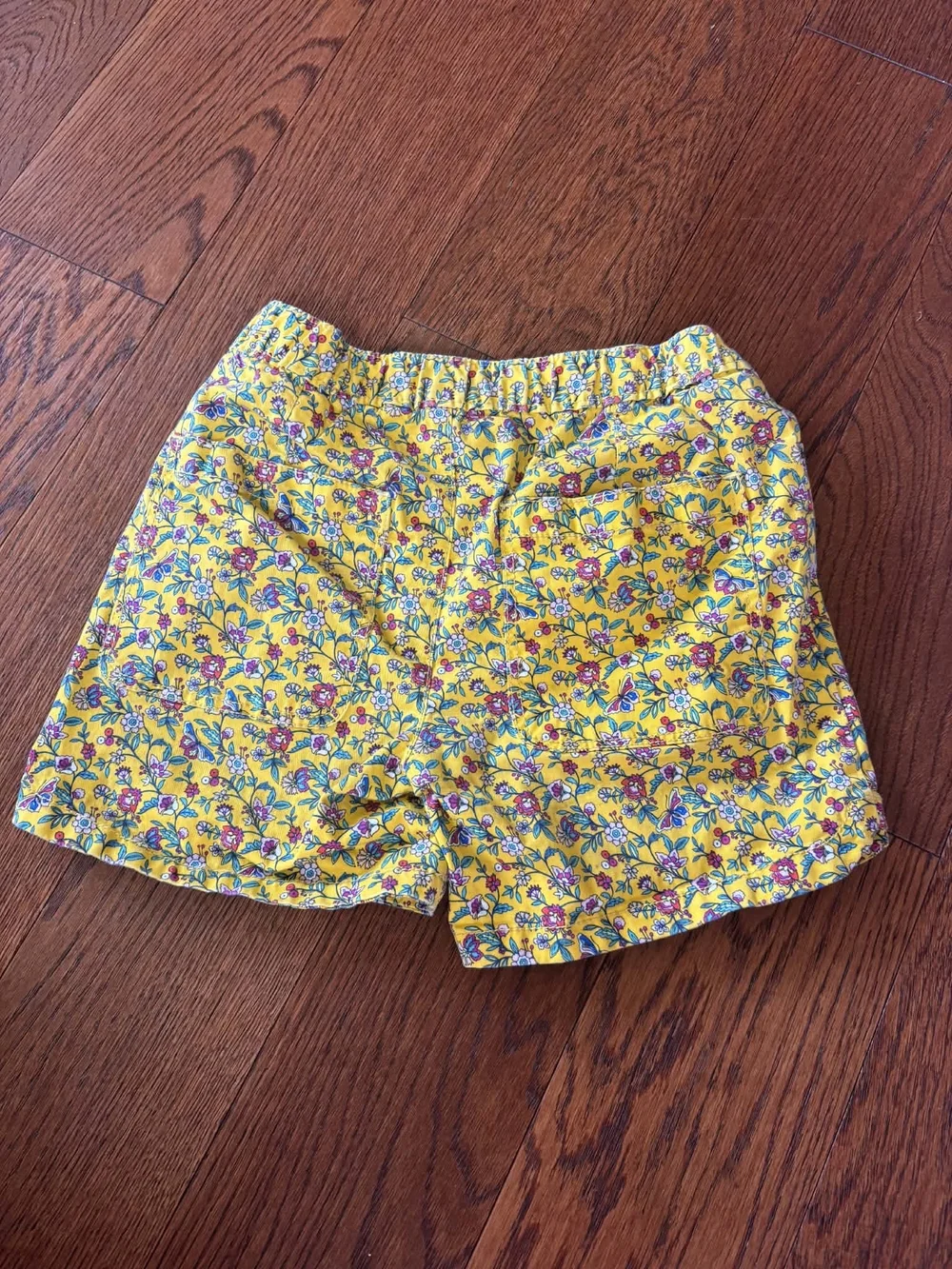 GAP Kids Yellow Floral Shorts